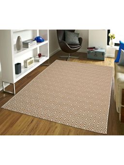 Saral Home - Cotton Printed Rug 1Pc (Brown)