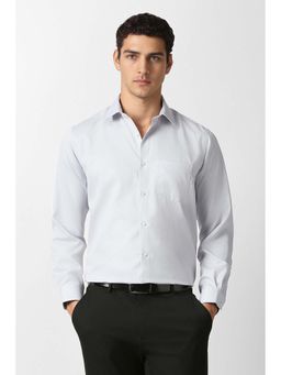 Van Heusen - Grey Textured Full Sleeves Formal Shirt