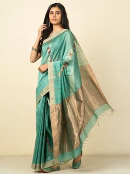 Fabindia - Cotton Silk Chanderi Sari