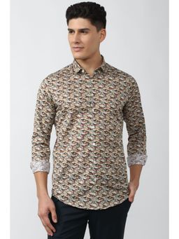 Simon Carter - Men Beige Shirt