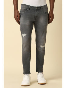 Allen Solly - Men Grey Slim Fit Dark Wash Jeans