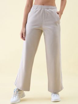 98 Degree North - Solid Women Grey Cotton Trackpant