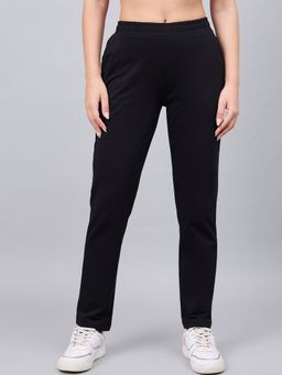 98 Degree North - Black Women Cotton Solid Trackpant