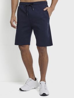 Ben Sherman - Men Navy Blue Solid Shorts