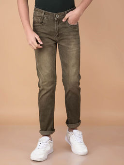 CRIMSOUNE CLUB - Boy Brown Jeans