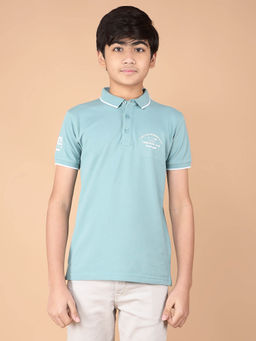 CRIMSOUNE CLUB - Boy Green Polo T-Shirt