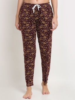 Kanvin - Womens Printed Pyjamas Brown