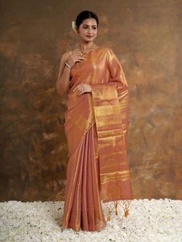 Teejh - Gitanjali Tissue Silk Saree Without Blouse