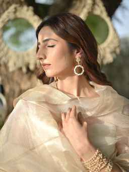 Bubber Jewels - Cream Amora Earrings