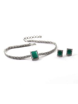 Bubber Jewels - Emerald Quad Choker Set