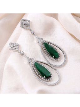 Bubber Jewels - Arina Emerald Drop Earrings