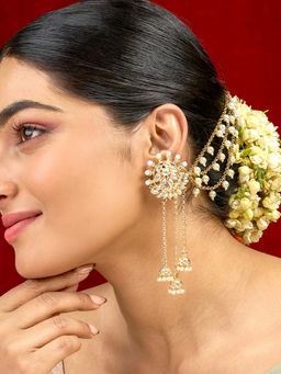 Teejh - Champa Gold Polki Kanchain Earrings