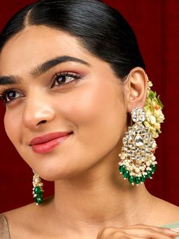 Teejh - Pavia Green Gold Earrings