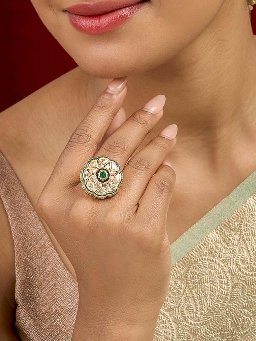 Teejh Vaniya Green Ring