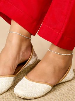 Teejh - Saashi Silver Anklet