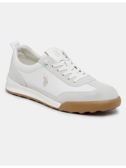 U.S. POLO ASSN. - CEDRIC Stylish White Casual Sneakers for Men
