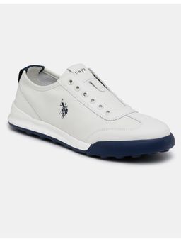 U.S. POLO ASSN. - BRAM Stylish White Casual Sneakers for Men
