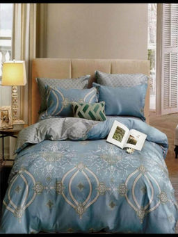 Angie Homes - Jakob Blue Printed Bedding