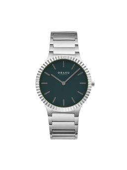 Obaku - Linje Jude Quartz Green Round Dial Men Watch - V292GXCESC