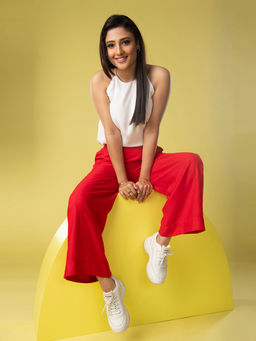 Elleven - Red Basic Trousers