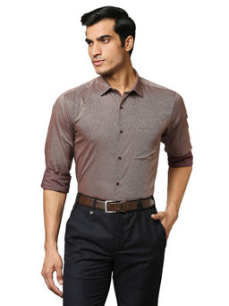Park Avenue - Men Dark Brown Shirt