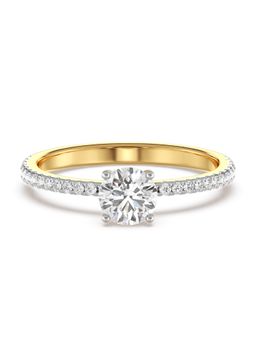 EMORI - Classic Solitaire Ring in 18KT Gold | Authentic & Certified Lab Diamonds