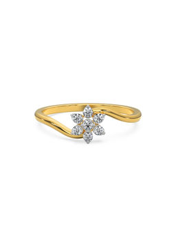 EMORI - Blossom Elegance Ring in 18KT Gold | Authentic & Certified Lab Diamonds