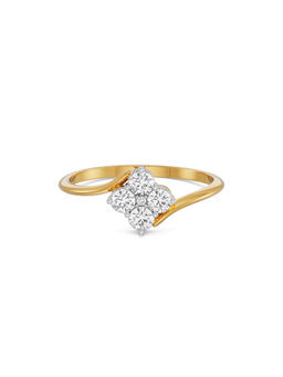 EMORI - Fourfold Sparkle Ring in 18KT Gold | Authentic & Certified Lab Diamonds