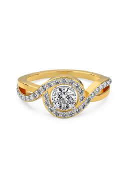 EMORI - Infinity Solitaire Ring in 18KT Gold | Authentic & Certified Lab Diamonds