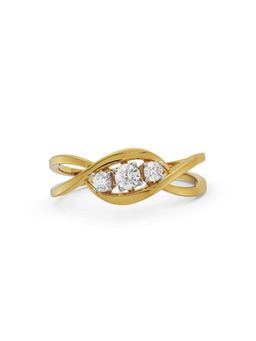 EMORI - Trifecta ofs Band in 14KT Gold | Authentic & Certified Lab Diamonds