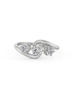 EMORI - Triple Solitaire Ring in 14KT Gold | Authentic & Certified Lab Diamonds