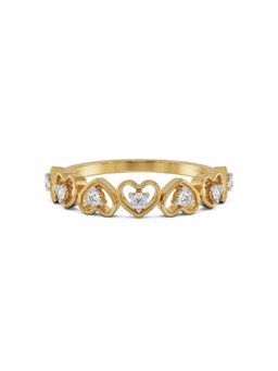 EMORI - Heart Band in 18KT Gold | Authentic & Certified Lab Diamonds