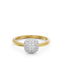 EMORI - Eternal Square Solitaire Ring in 18KT Gold | Authentic & Certified Lab Diamonds