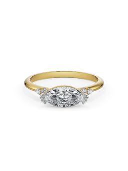 EMORI - East West Ring in 14KT Gold | Authentic & Certified Lab Diamonds