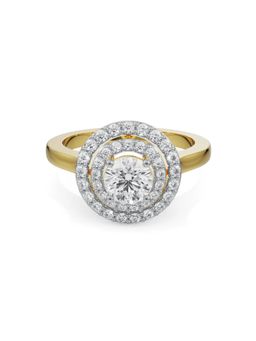 EMORI - Jessie Round Ring in 14KT Gold | Authentic & Certified Lab Diamonds