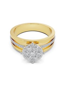 EMORI - Zuri Cluster Ring in 14KT Gold | Authentic & Certified Lab Diamonds