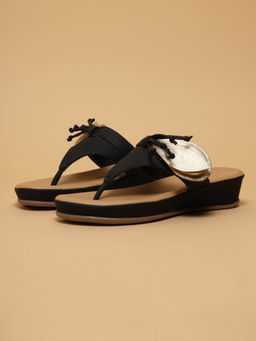 ERIDANI - Adele Black Comfort Sandals