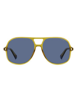 Polaroid - Unisex Blue Square Sunglasses (57)