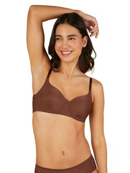 Triumph - Brown Non-Wired Padded T-Shirt Bra