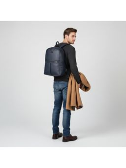 Kenneth Cole - Mens 14.5 Laptop Backpack - Navy Blue