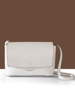 Accessorize London - Women White Leo Sling Bag