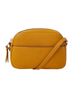 Accessorize London - Women Mustard Camera Sling Bag