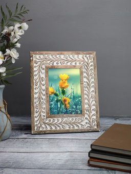 Miah Decor - wood Photo Frame Table Top And Hanging/Wooden Photo Frame-Distress Finish