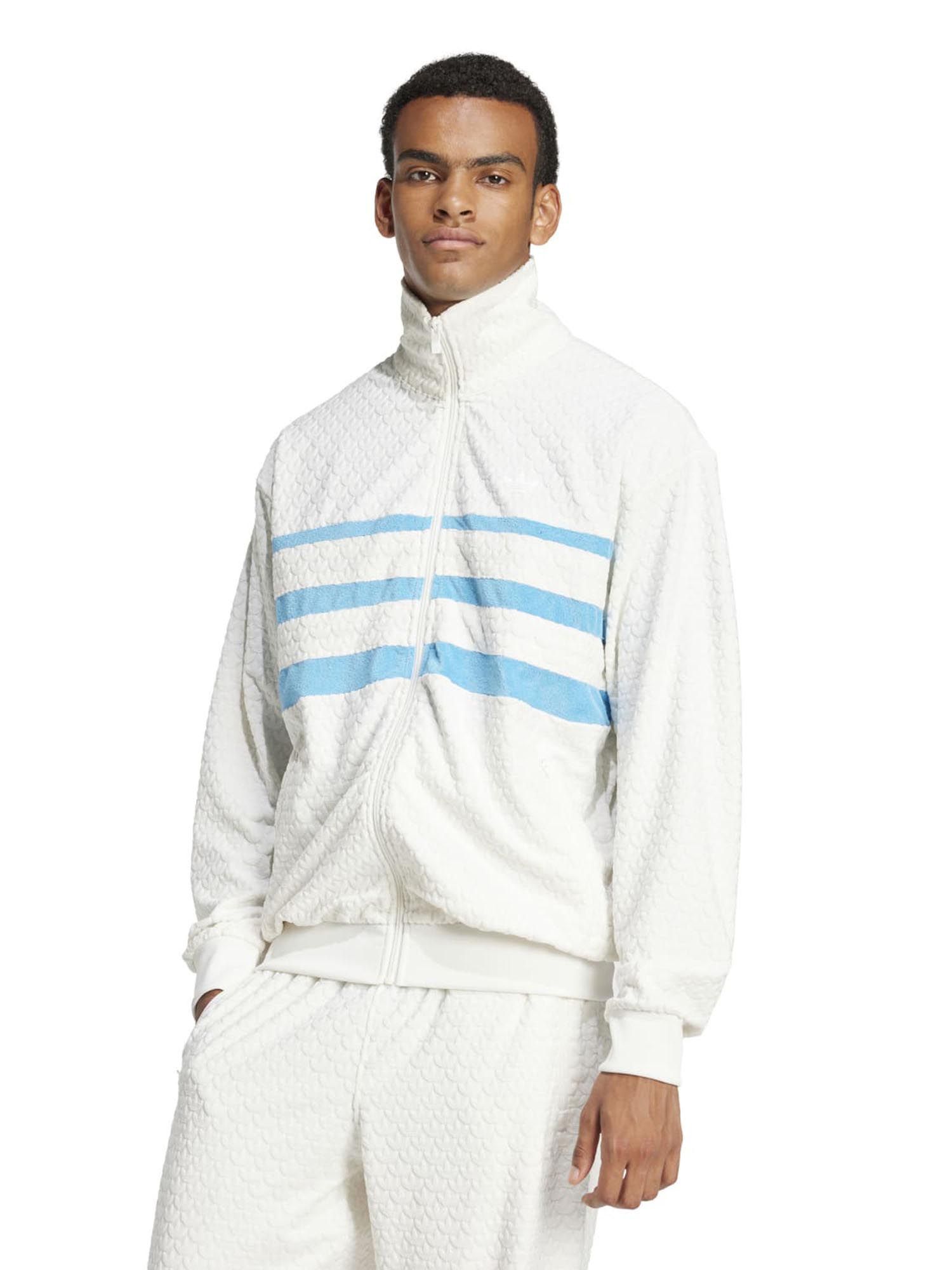 Buy adidas Originals Q12 Monogram Men White Originals Jacket (XS