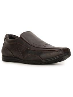 Bata - Men Brown Slip-On Formal Shoes