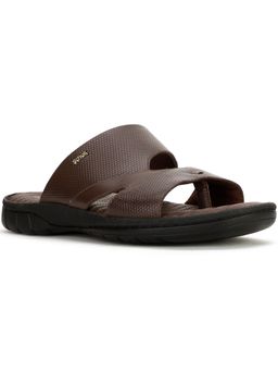 Scholl - Men Brown Slip-On Sandals