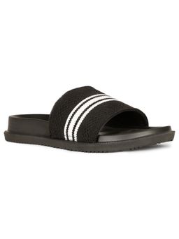 Bata - Men Black Slip-On Sandals