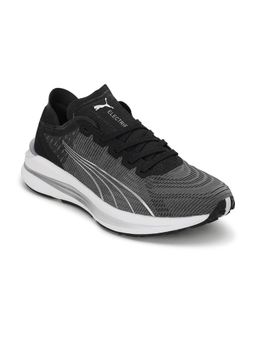 Puma - Electrify Nitro Kids Unisex Black Sports Shoes