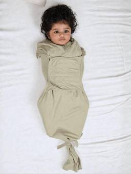 Cocoon Care - Bamboo Solid Baby Sleeping Pod SNUGZIE for Baby Beige (3-6 Months)