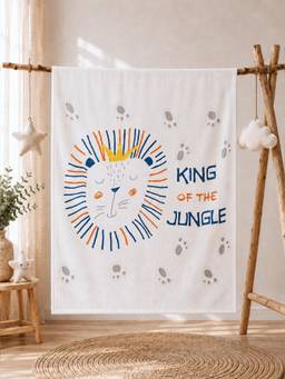 Kidbea - White Premium Bamboo Cotton Blend Baby Blanket Ultra Soft (0-6 Months)